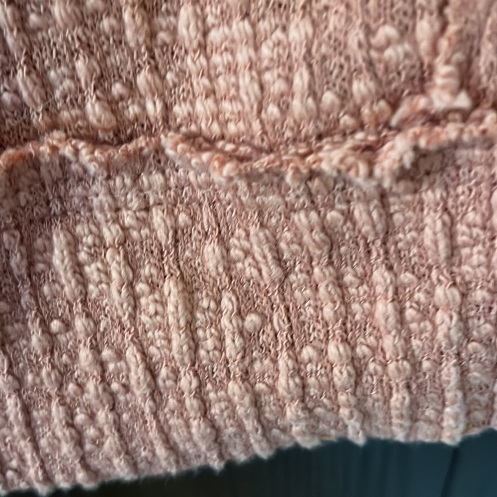 Two by Vince Camuto melon colored cotton polyester cardigan sweater. Size M. - Picture 5 of 7